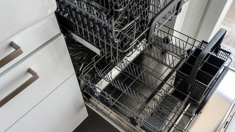 Empty dishwasher